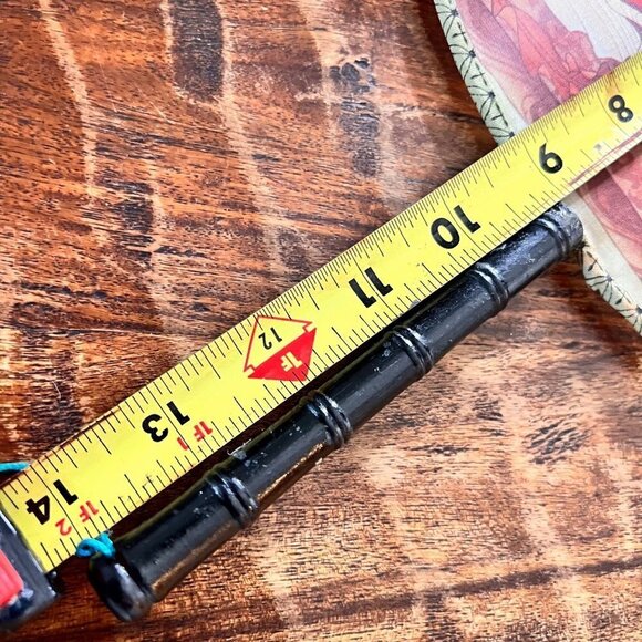 Vintage Silk Asian Fan - Picture 8 of 8